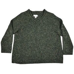 C.J. Banks green pullover sweater fits women's xlarge boho whimsigoth fairy fall